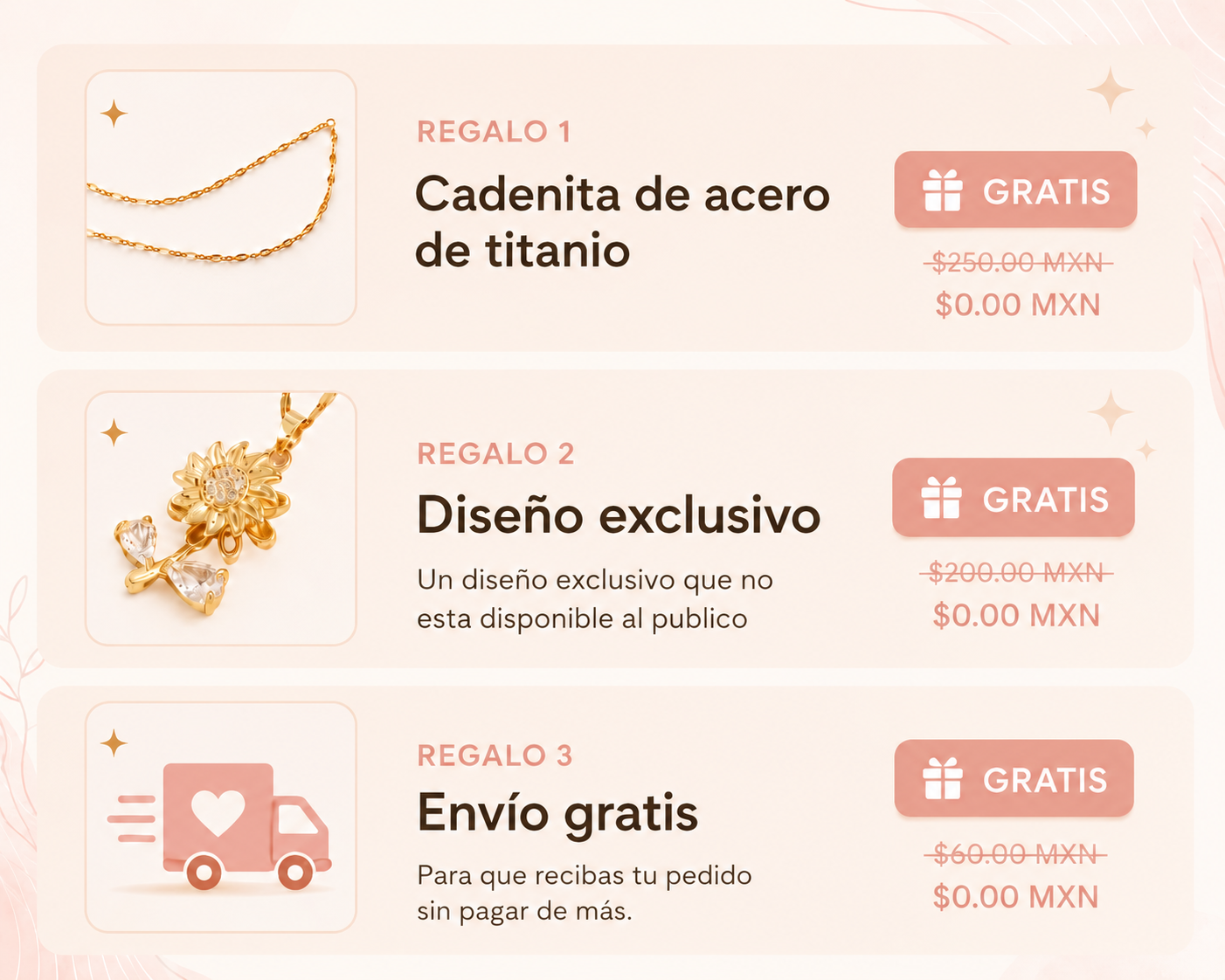 Cadenita Celestia / Diseño Exclusivo.